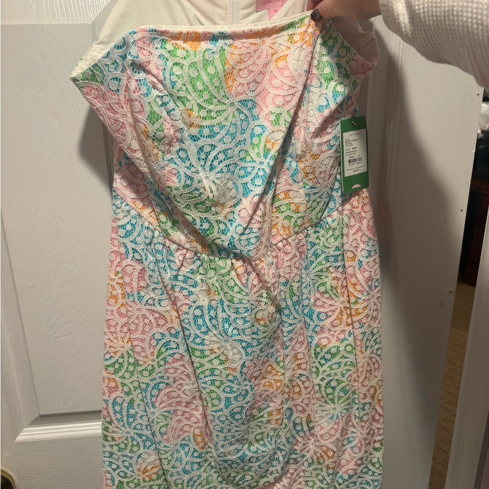 Lilly Pulitzer Multicolor Strapless Dress